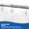 Kenney Mfg Beaded Roller Shower Curtain Double Hooks, Set of 12, Chrome KN67123V2 - alternate 4